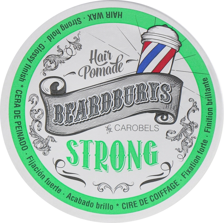 Beardburys Помада для волос сильной фиксации Strong Wax - фото N4