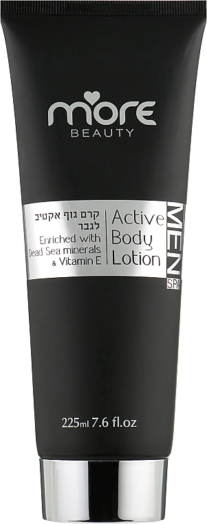 More Beauty Мужской лосьон для тела с витаминами С, Е и минералами Мертвого моря Active Body Lotion - фото N1