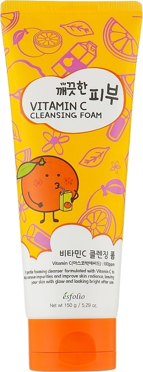 Esfolio Пінка для вмивання з вітаміном С Pure Skin Vitamin C Cleansing Foam - фото N1