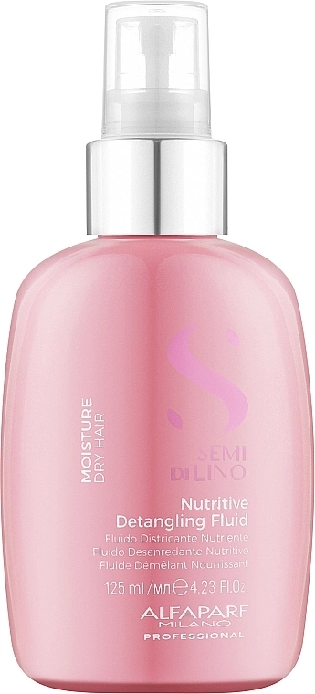 Alfaparf Незмивний флюїд для розплутування сухого волосся Semi di Lino Moisture Nutritive Detangling Fluid - фото N1