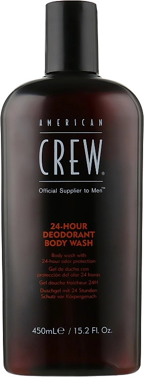 American Crew Гель для душу з дезодоруючим ефектом Classic 24-Hour Deodorant Body Wash - фото N1