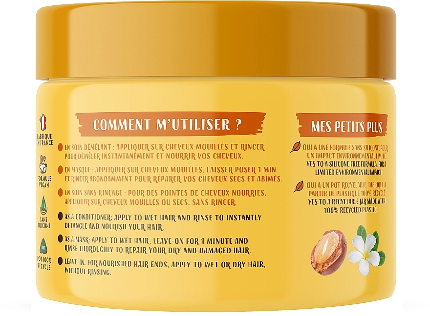 Lovea Маска для волос 3 в 1 "Монои и масло Ши" 3 in 1 Hair Mask "Monoi & Shea" - фото N3