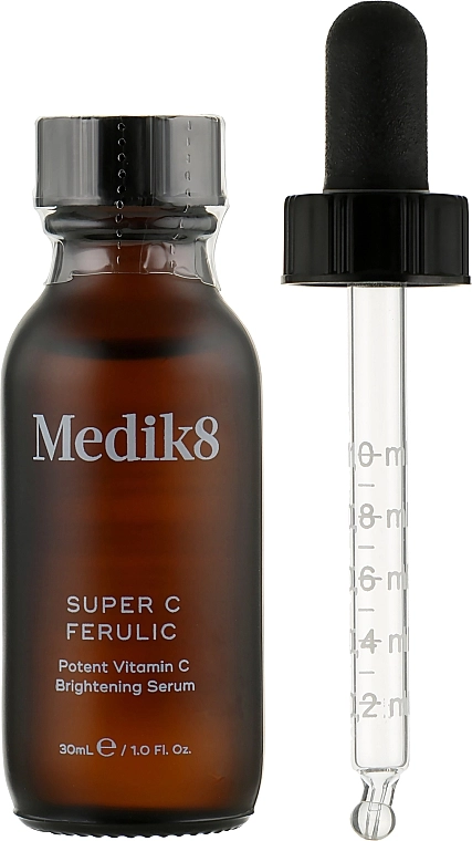 Medik8 Сыворотка с витамином С и феруловой кислотой Super C Ferulic Potent Vitamin C Brightening Serum - фото N1