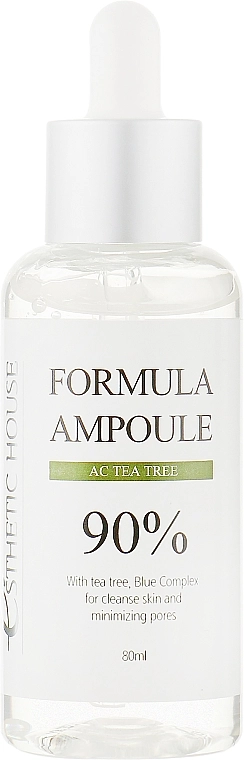 Антисептическая сыворотка для лица с экстрактом чайного дерева - Esthetic House Formula Ampoule AC Tea Tree 90%, 80 мл - фото N2