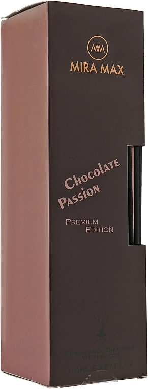 Mira Max Аромадифузор + тестер Chocolate Passion Fragrance Diffuser With Reeds Premium Edition - фото N1