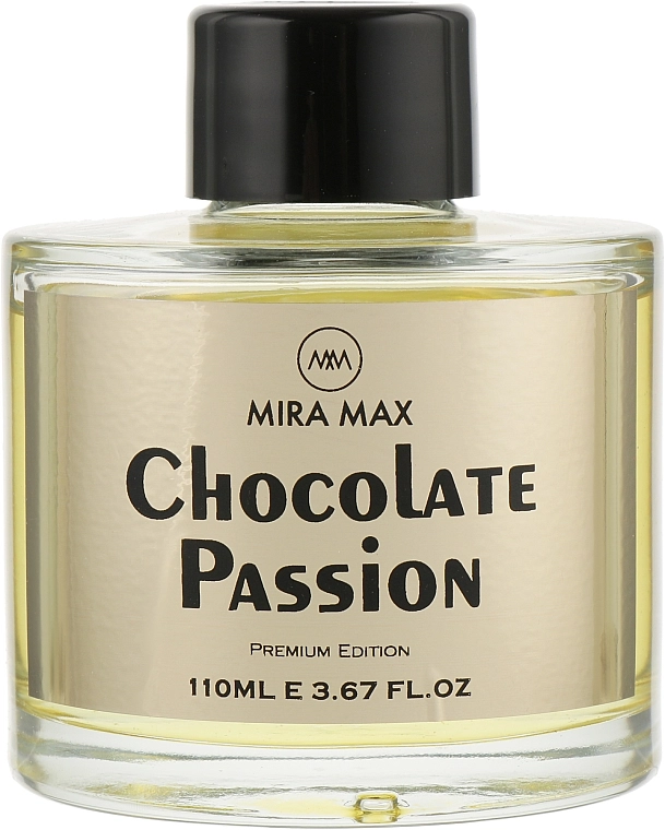 Mira Max Аромадиффузор + тестер Chocolate Passion Fragrance Diffuser With Reeds Premium Edition - фото N4