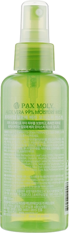 Pax Moly Мист для лица с алоэ вера Aloe Vera Moisture Mist - фото N2