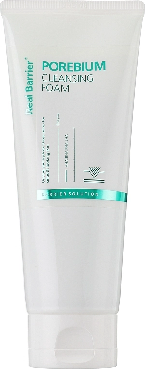 Real Barrier Энзимная пенка для глубокого очищения Porebium Cleansing Foam - фото N1