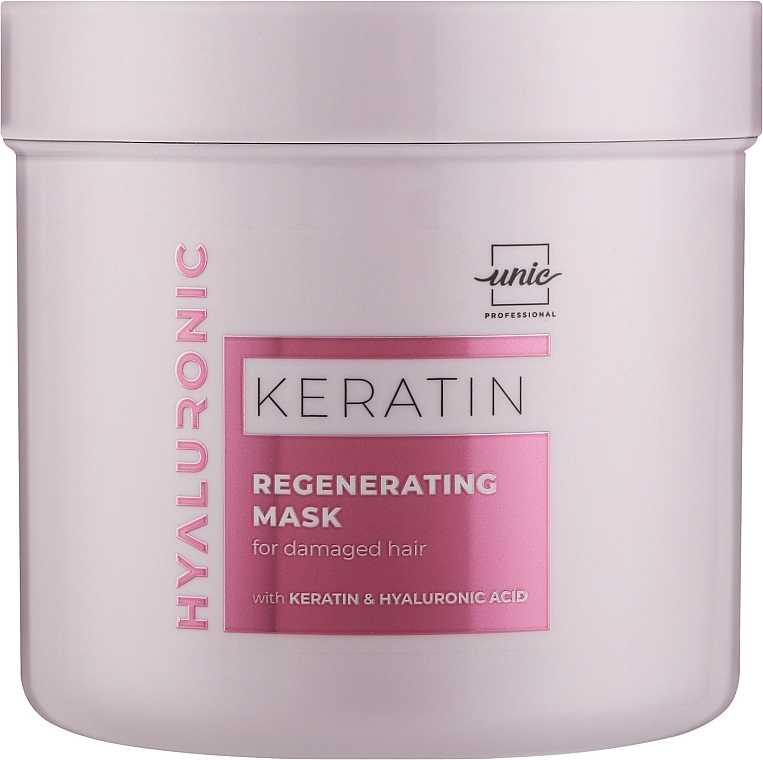 Unic Відновлююча маска для ламкого та пошкодженого волосся Hyaluronic Keratin Regenerating Mask - фото N1