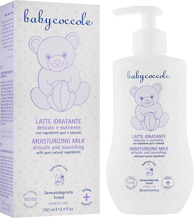 Babycoccole Ніжне зволожувальне молочко для немовлят - фото N1