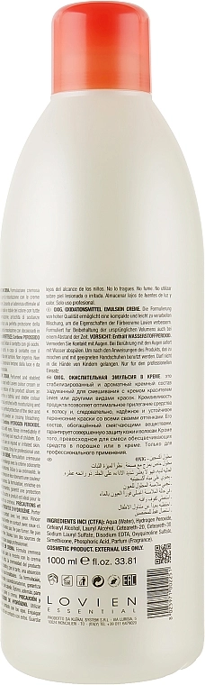 Lovien Essential Окислитель 6 % Oxydant Emulsion 20 Vol - фото N3