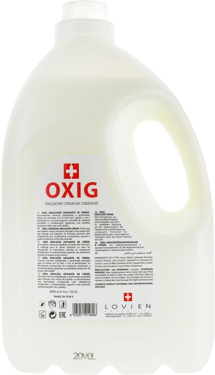 Lovien Essential Окислювач 6 % Oxydant Emulsion 20 Vol - фото N4