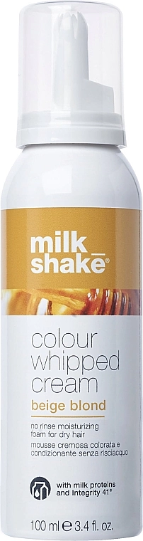 Milk Shake Несмываемая крем-пенка для увлажнения волос Colour Whipped Cream - фото N1