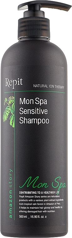 Repit Шампунь для чутливої шкіри голови Amazon Story MonSpa Sensetive Shampoo - фото N3