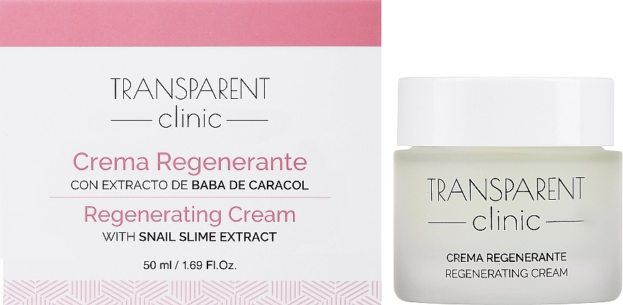 Transparent Clinic Денний регенерувальний крем для обличчя Regenerating Cream - фото N2