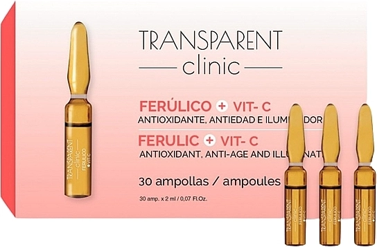 Transparent Clinic Ампули для обличчя з вітаміном C Ferulico +Vit C - фото N1