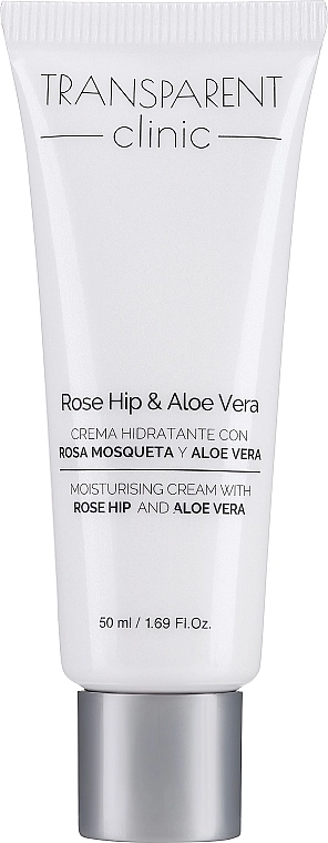 Transparent Clinic Увлажняющий крем с шиповником и алоэ вера Rose Hip & Aloe Vera - фото N1