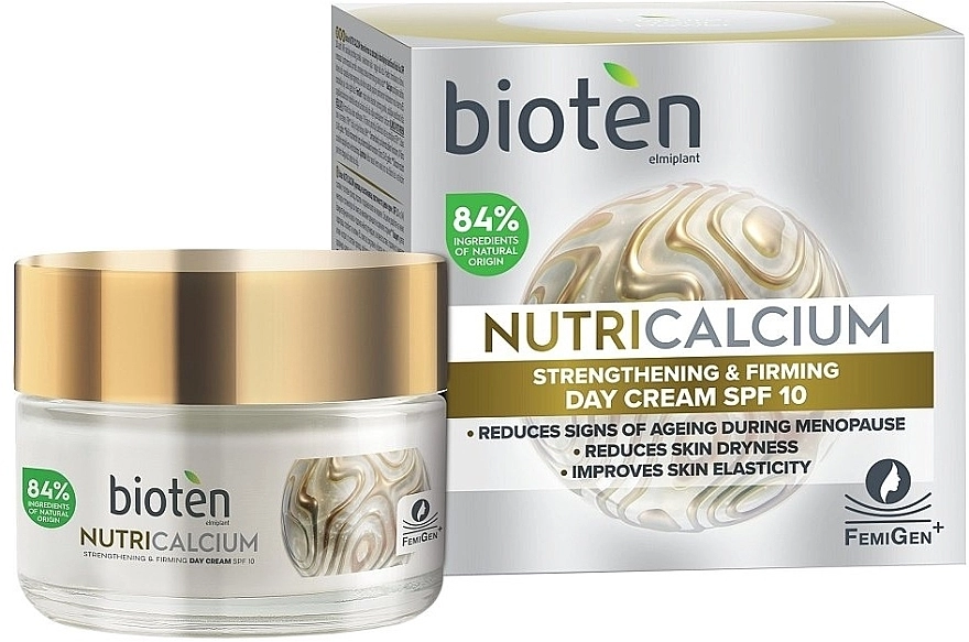 Bioten Дневной крем для лица Nutri Calcium Strengthening & Firming Day Cream SPF 10 - фото N1