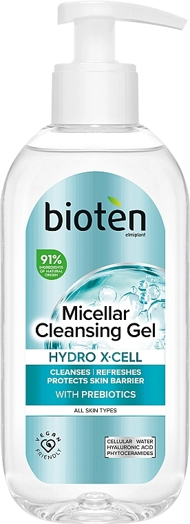 Bioten Міцелярний очищувальний гель для обличчя Hydro X-Cell Micellar Cleansing Gel - фото N1
