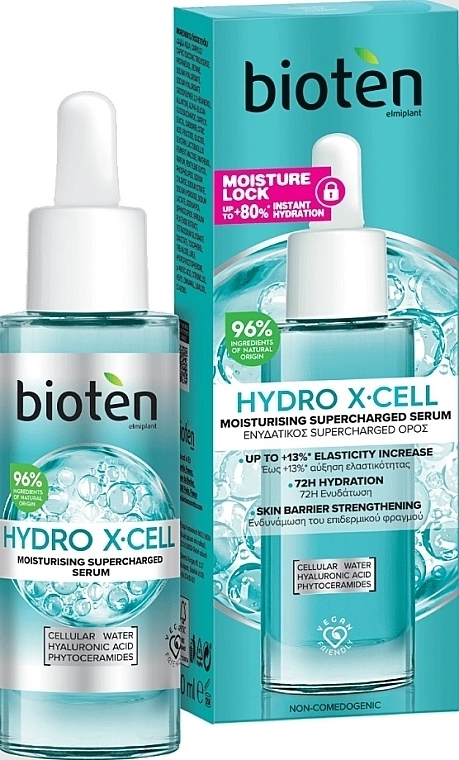 Bioten Сироватка для обличчя Hydro X-Cell Moisturising Super Charged Serum - фото N1