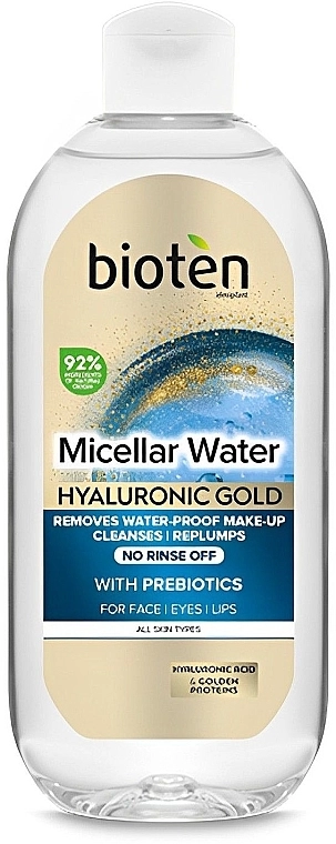 Bioten Мицеллярная вода Hyaluronic Gold Micellar Water - фото N1