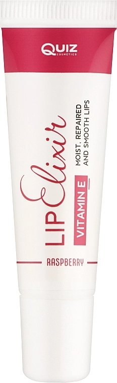 Эликсир для губ с витамином Е "Малина" - Quiz Lip Elixir Raspberry, 8 мл - фото N1