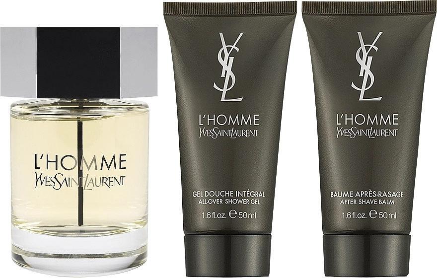 Набор парфюмированный мужской - Yves Saint Laurent L'Homme, 3 продукта - фото N1