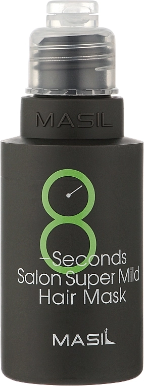 Пом’якшуюча маска для волосся за 8 секунд - Masil 8 Seconds Salon Super Mild Hair Mask, 50 мл - фото N1