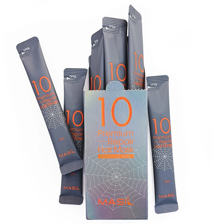 Восстанавливающая маска для поврежденных волос - Masil 10 Premium Repair Hair Mask, 12 мл - фото N2