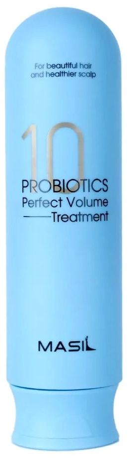 Бальзам для надання об'єму тонкому волоссю з пробіотиками - Masil 10 Probiotics Perfect Volume Treatment, 300 мл - фото N1