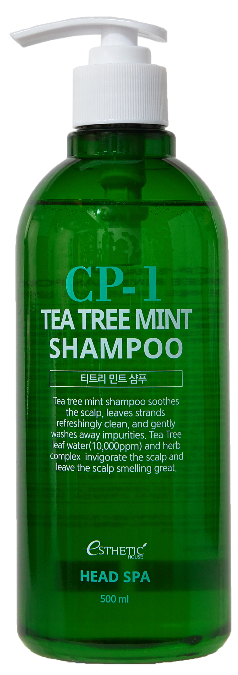 Успокаевающий освежающий шампунь для волос - Esthetic House CP-1 Tea Tree Shampoo, 500 мл - фото N1