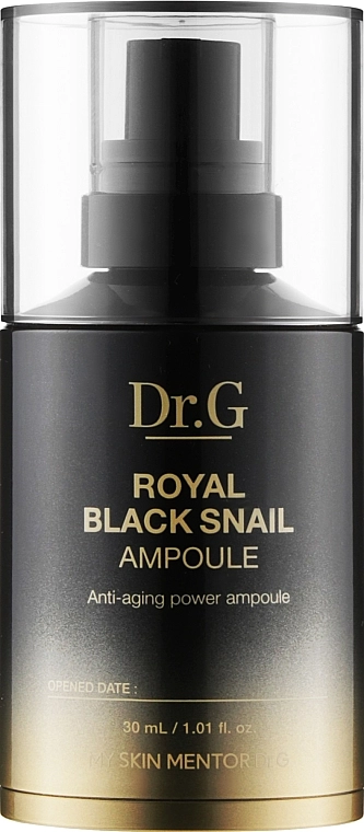Антивікова ампула з муцином равлики - Dr.G Royal Black Snail Ampoule, 30 мл - фото N1