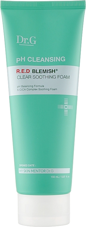 Очищувальна пінка для обличчя - Dr.G PH Cleansing R.E.D Blemish Clear Soothing Foam, 150 мл - фото N1