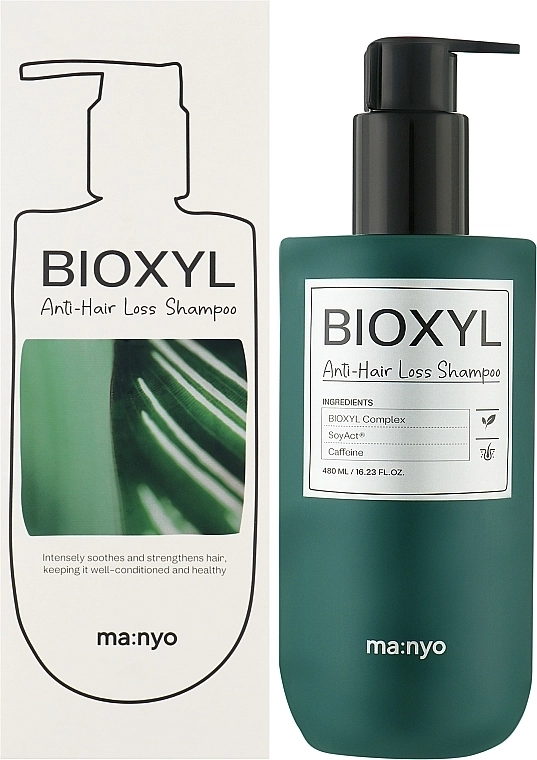Шампунь проти випадіння волосся - Manyo Bioxyl Anti-Hair Loss Shampoo, 480 мл - фото N2