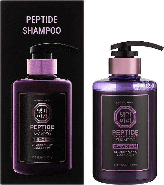 Шампунь против выпадения волос - Daeng Gi Meo Ri Peptide Shampoo, 400 мл - фото N2