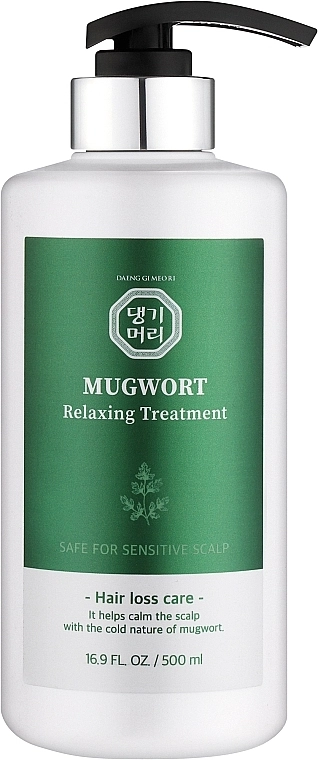 Кондиционер для волос - Daeng Gi Meo Ri Mugwort Relaxing Hair Treatment, 500ml - фото N1