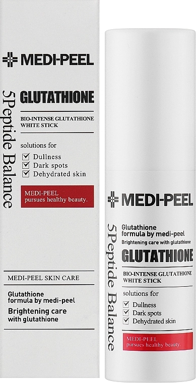 Отбеливающий стик против пигментации с глутатионом и ниацинамидом - Medi peel Bio-Intense Glutathione White Stick, 10 г - фото N2