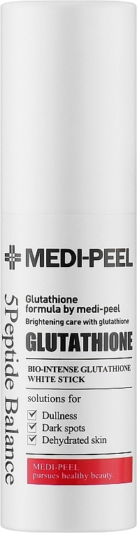 Отбеливающий стик против пигментации с глутатионом и ниацинамидом - Medi peel Bio-Intense Glutathione White Stick, 10 г - фото N1