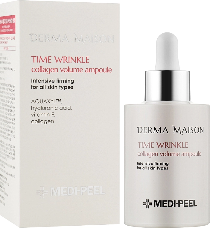 Ампульна сироватка з колагеном - Medi peel Derma Maison Time Wrinkle Collagen Volume Ampoule, 100 мл - фото N2