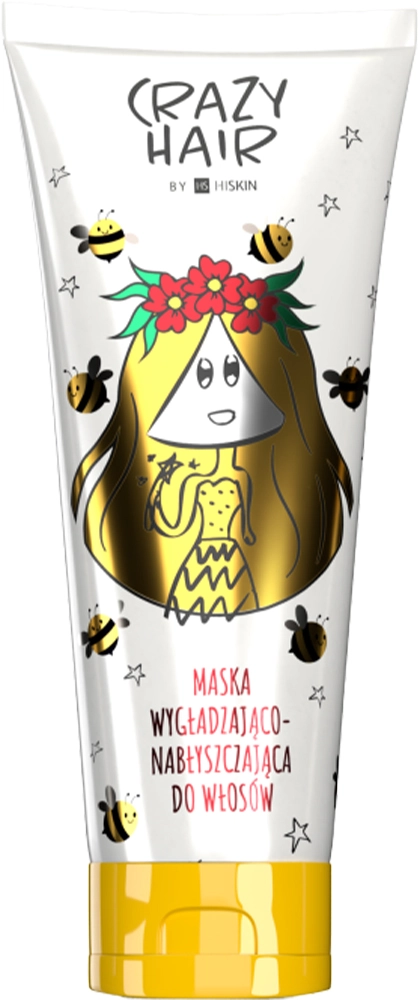 Медовая маска для разглаживания и сияния волос - HiSkin Crazy Hair Honey Smoothing And Shining Mask, 250 мл - фото N1