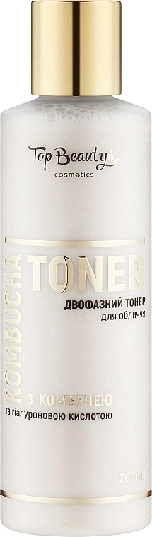 Тонер для лица увлажняющий двухфазный с комбучей - Top Beauty Kombucha Toner, 200 мл - фото N1