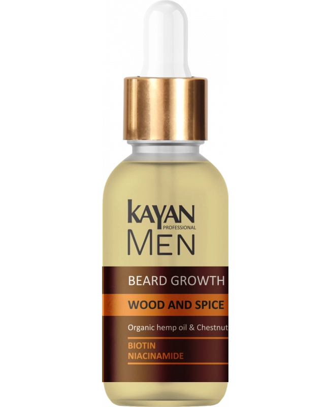 Сыворотка для роста бороды - KAYAN Professional Men Beard Growth Serum, 30 мл - фото N1