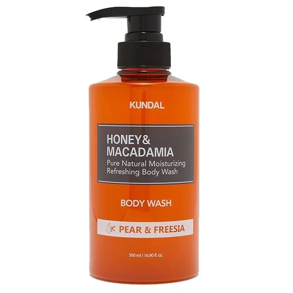 Гель для душа "Груша и Фрезия" - Kundal Honey & Macadamia Body Wash Pear & Freesia, 500 мл - фото N1