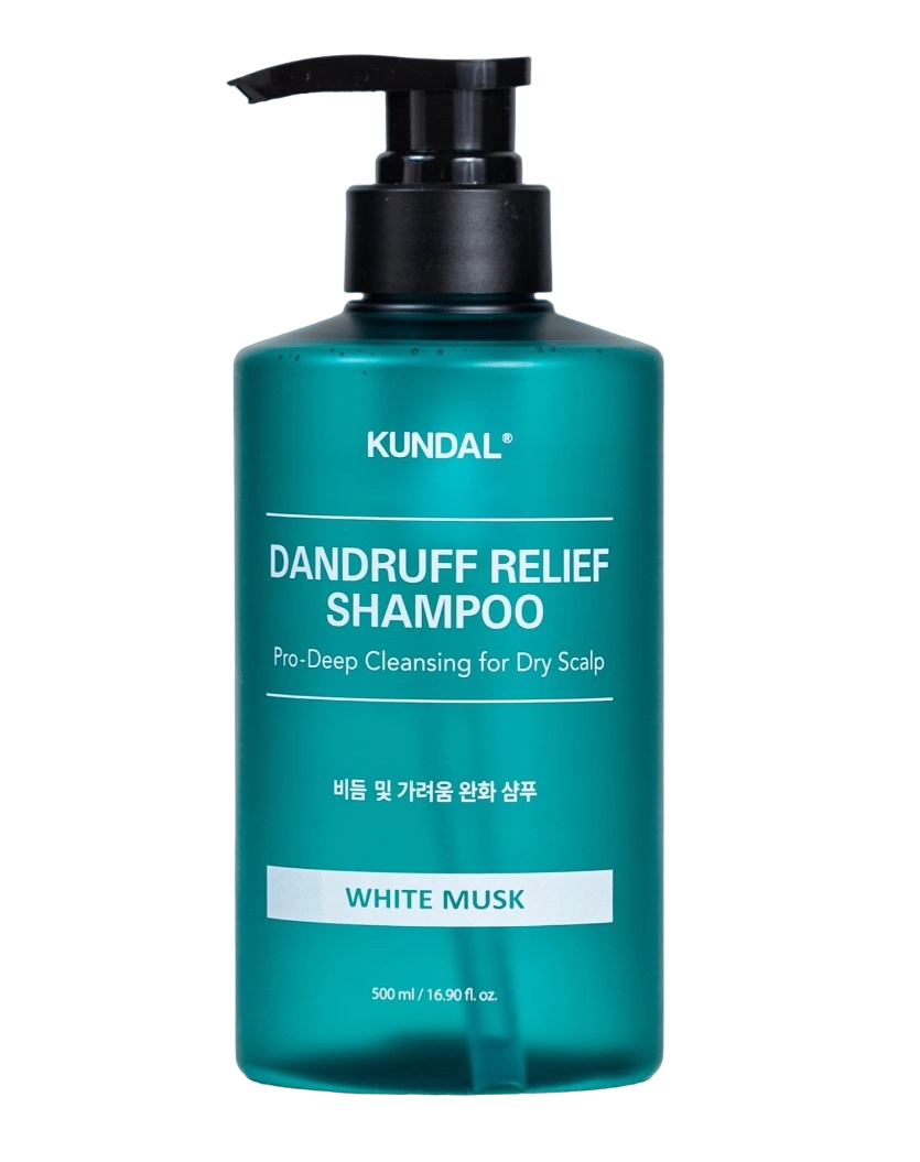 Шампунь проти лупи "Білий мускус" - Kundal Dandruff Relief Shampoo White Musk, 500 мл - фото N1