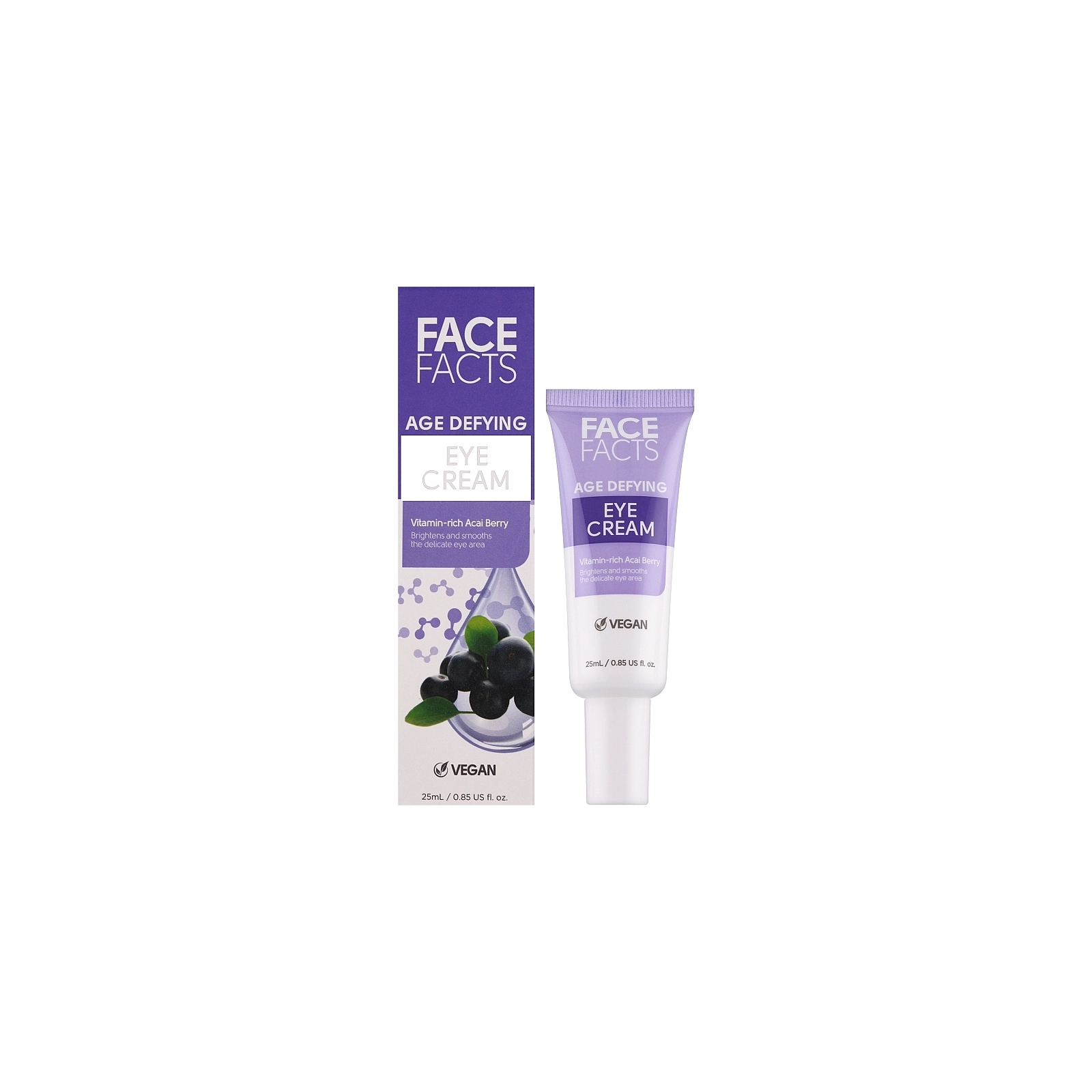 Антивіковий крем для шкіри навколо очей - Face Facts Acai Berry Age Defying Eye Cream, 25 мл - фото N1