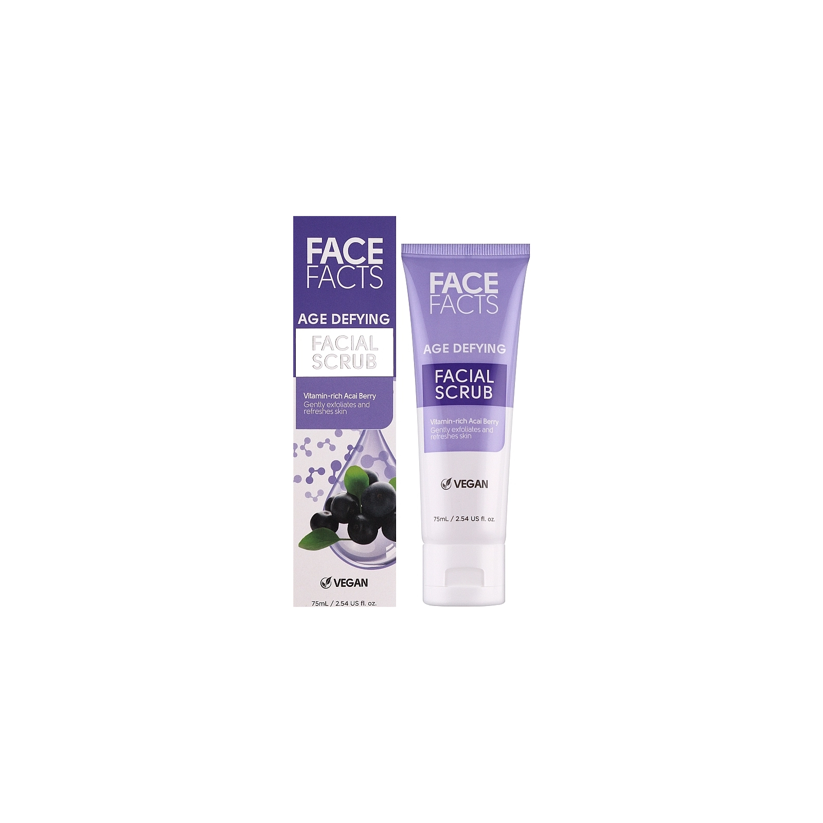 Антивозрастной скраб для лица - Face Facts Age Defying Facial Scrub, 75 мл - фото N1