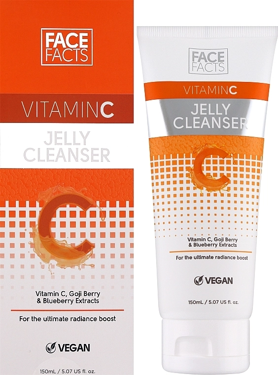 Гель для вмивання з вітаміном С - Face Facts Vitamin C Jelly Cleanser, 150мл - фото N2