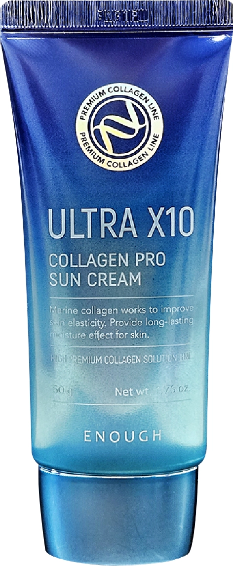 Сонцезахисний крем з колагеном - Enough Ultra X10 Collagen Pro Sun Cream, 50 мл - фото N1