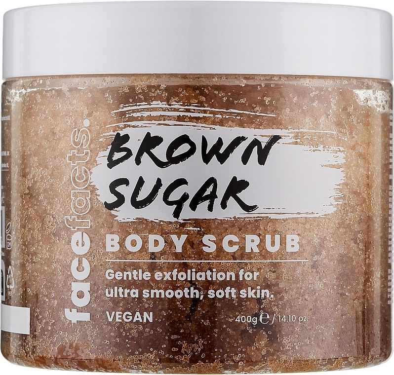 Скраб для тіла "Коричневий цукор" - Face Facts Body Scrubs Brown Sugar, 400г - фото N1