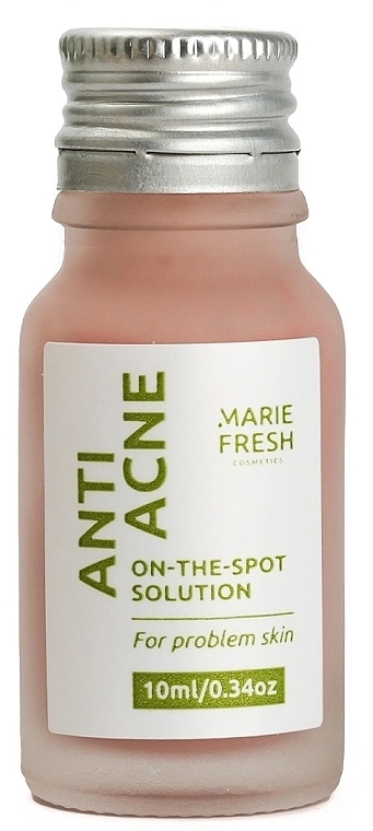 Marie Fresh Cosmetics Точечное средство-концентрат от прыщей, угрей и воспалений локального действия Anti Acne On-The-Spot Solution - фото N2